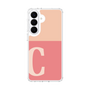 スリムプロテクションケース［ オリジナル - initial two tone - C pink ］
