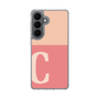 スリムプロテクションケース［ オリジナル - initial two tone - C pink ］