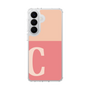 スリムプロテクションケース［ オリジナル - initial two tone - C pink ］