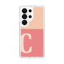スリムプロテクションケース［ オリジナル - initial two tone - C pink ］