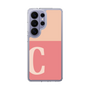 スリムプロテクションケース［ オリジナル - initial two tone - C pink ］