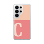 スリムプロテクションケース［ オリジナル - initial two tone - C pink ］
