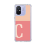 スリムプロテクションケース［ オリジナル - initial two tone - C pink ］