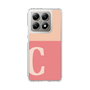スリムプロテクションケース［ オリジナル - initial two tone - C pink ］