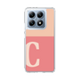 スリムプロテクションケース［ オリジナル - initial two tone - C pink ］