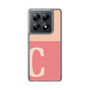 スリムプロテクションケース［ オリジナル - initial two tone - C pink ］