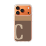 スリムプロテクションケース［ オリジナル - initial two tone - C brown ］