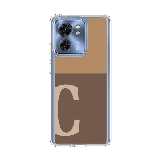 スリムプロテクションケース［ オリジナル - initial two tone - C brown ］