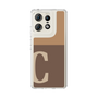 スリムプロテクションケース［ オリジナル - initial two tone - C brown ］
