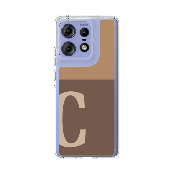 スリムプロテクションケース［ オリジナル - initial two tone - C brown ］
