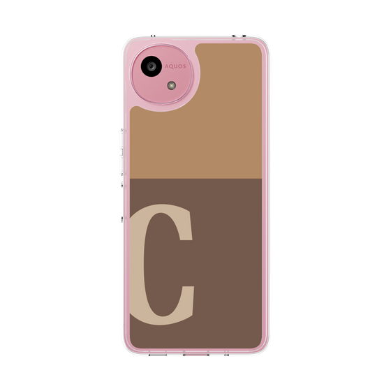 スリムプロテクションケース［ オリジナル - initial two tone - C brown ］