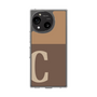 スリムプロテクションケース［ オリジナル - initial two tone - C brown ］