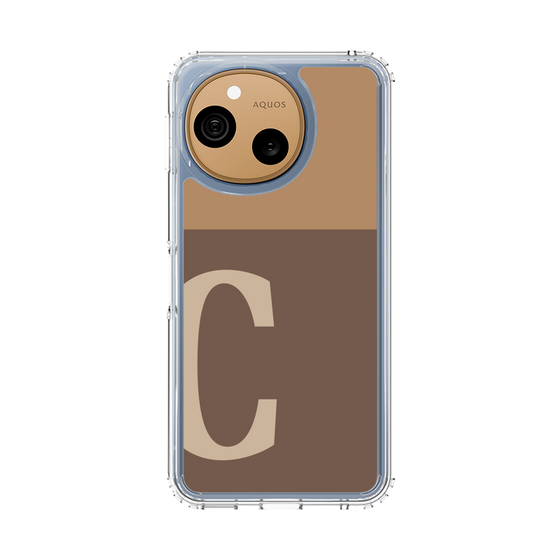 スリムプロテクションケース［ オリジナル - initial two tone - C brown ］