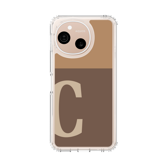 スリムプロテクションケース［ オリジナル - initial two tone - C brown ］