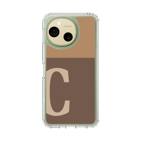 スリムプロテクションケース［ オリジナル - initial two tone - C brown ］