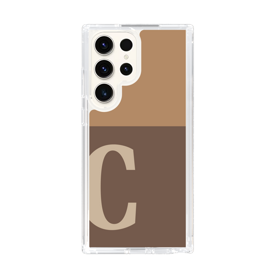 スリムプロテクションケース［ オリジナル - initial two tone - C brown ］