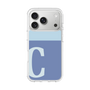 スリムプロテクションケース［ オリジナル - initial two tone - C blue ］