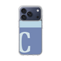 スリムプロテクションケース［ オリジナル - initial two tone - C blue ］