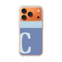スリムプロテクションケース［ オリジナル - initial two tone - C blue ］