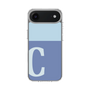 スリムプロテクションケース［ オリジナル - initial two tone - C blue ］