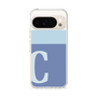 スリムプロテクションケース［ オリジナル - initial two tone - C blue ］