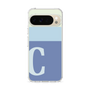 スリムプロテクションケース［ オリジナル - initial two tone - C blue ］