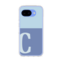 スリムプロテクションケース［ オリジナル - initial two tone - C blue ］