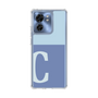 スリムプロテクションケース［ オリジナル - initial two tone - C blue ］