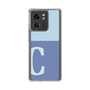 スリムプロテクションケース［ オリジナル - initial two tone - C blue ］