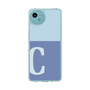 スリムプロテクションケース［ オリジナル - initial two tone - C blue ］