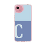 スリムプロテクションケース［ オリジナル - initial two tone - C blue ］