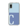 スリムプロテクションケース［ オリジナル - initial two tone - C blue ］