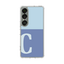 スリムプロテクションケース［ オリジナル - initial two tone - C blue ］