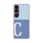 スリムプロテクションケース［ オリジナル - initial two tone - C blue ］