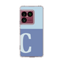 スリムプロテクションケース［ オリジナル - initial two tone - C blue ］