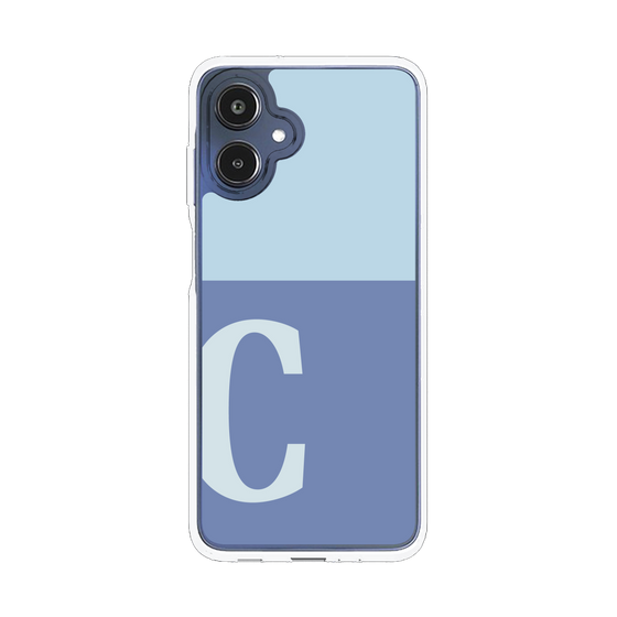 スリムプロテクションケース［ オリジナル - initial two tone - C blue ］