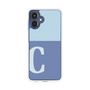 スリムプロテクションケース［ オリジナル - initial two tone - C blue ］