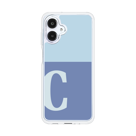スリムプロテクションケース［ オリジナル - initial two tone - C blue ］
