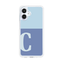 スリムプロテクションケース［ オリジナル - initial two tone - C blue ］