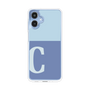スリムプロテクションケース［ オリジナル - initial two tone - C blue ］