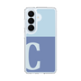 スリムプロテクションケース［ オリジナル - initial two tone - C blue ］