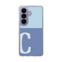 スリムプロテクションケース［ オリジナル - initial two tone - C blue ］