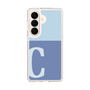 スリムプロテクションケース［ オリジナル - initial two tone - C blue ］