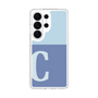 スリムプロテクションケース［ オリジナル - initial two tone - C blue ］