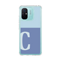 スリムプロテクションケース［ オリジナル - initial two tone - C blue ］