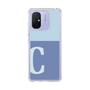 スリムプロテクションケース［ オリジナル - initial two tone - C blue ］