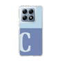 スリムプロテクションケース［ オリジナル - initial two tone - C blue ］