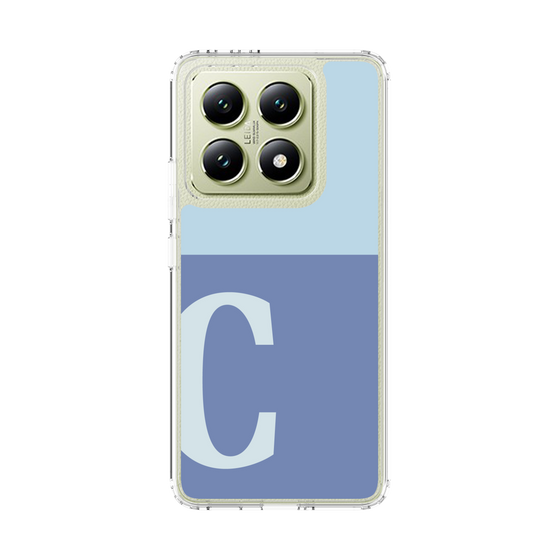 スリムプロテクションケース［ オリジナル - initial two tone - C blue ］