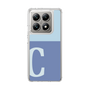 スリムプロテクションケース［ オリジナル - initial two tone - C blue ］