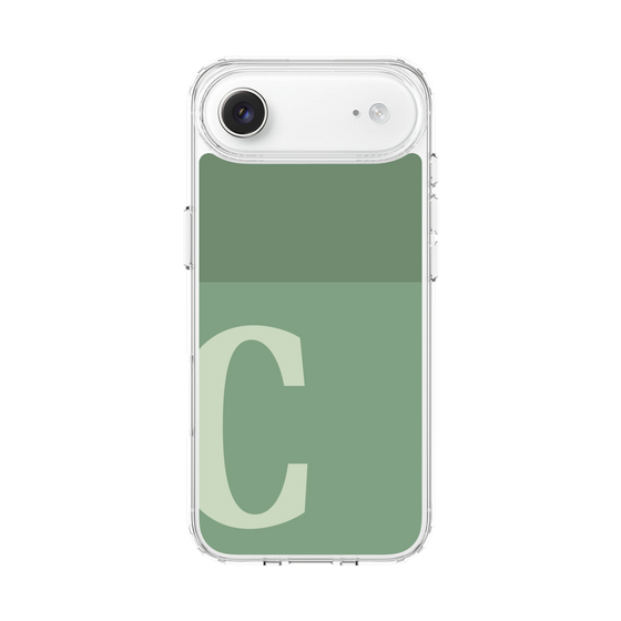スリムプロテクションケース［ オリジナル - initial two tone - C green ］